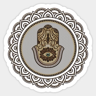 Elegant hamsa hand Sticker